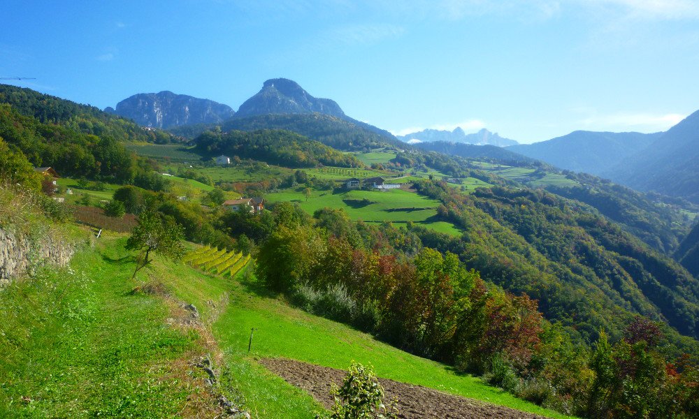 On the hiking path “Oachner Höfeweg” in October